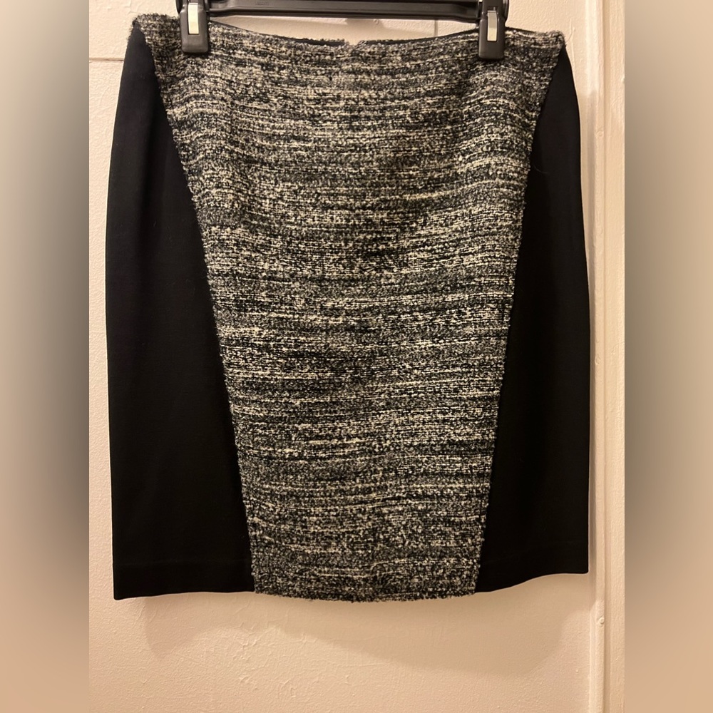 Skirt combo pattern black & grey